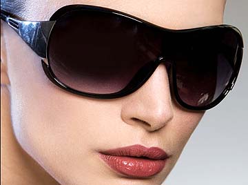 Dark noir sunglasses, £10, Next