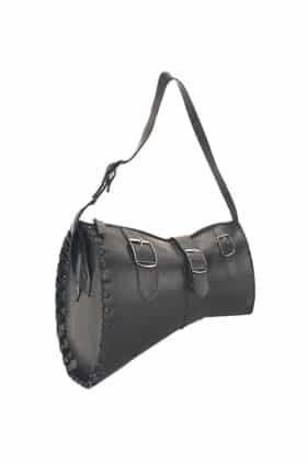 Black Buckle Handbag