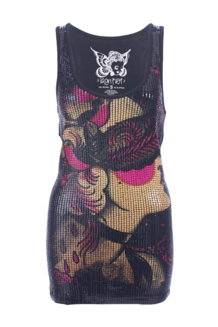 Birdbrain Sequined Tank Top (Iron Fist)