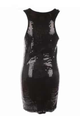 Siesta Skull Sequined Black Dress (by Iron Fist)